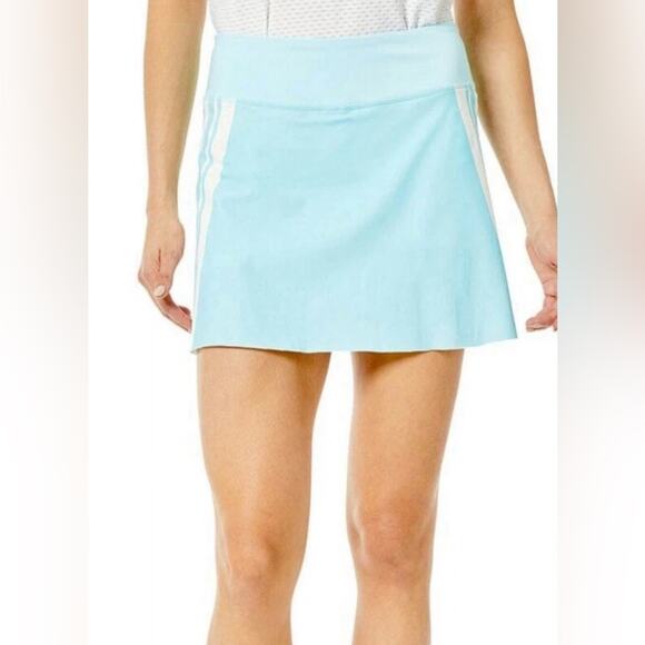 Addison Bay Womens Athletic Flounce Everyday Short Skort BL1 Baby Blue Small - Picture 2 of 10